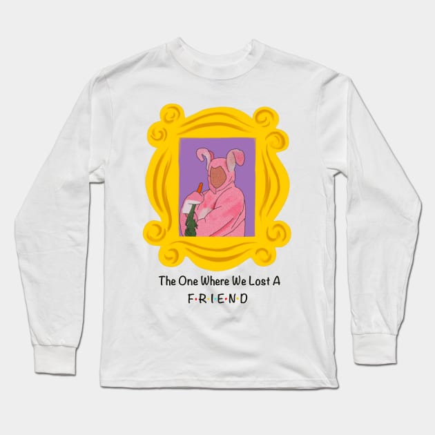 Matthew Perry Bunny Memories Long Sleeve T-Shirt by Spammie.Digital